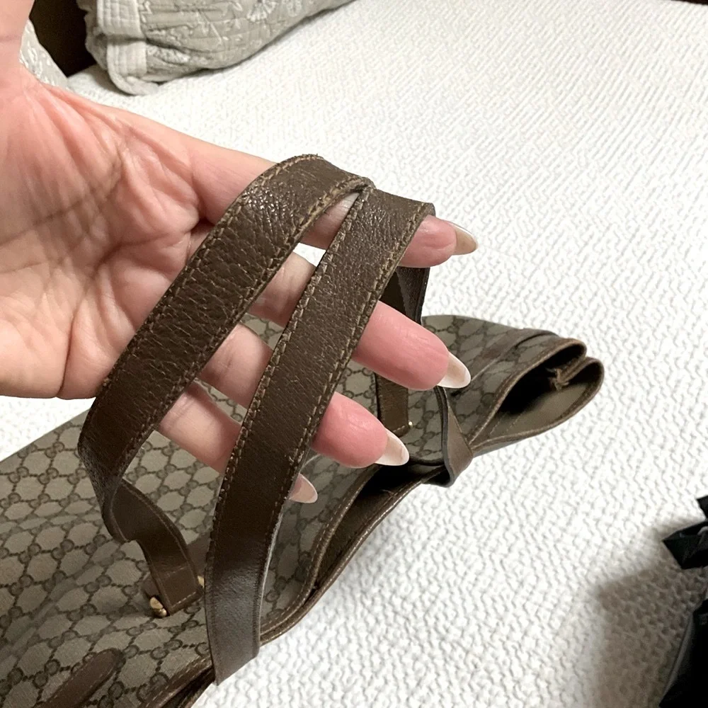 Vintage Gucci Brown Tote Bag